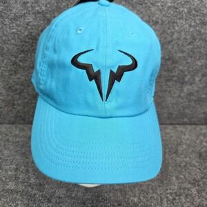 Nike Rafa Nadal Heritage86 Aerobill Light Blue Fury Tennis‎ Hat 850666-434 RARE